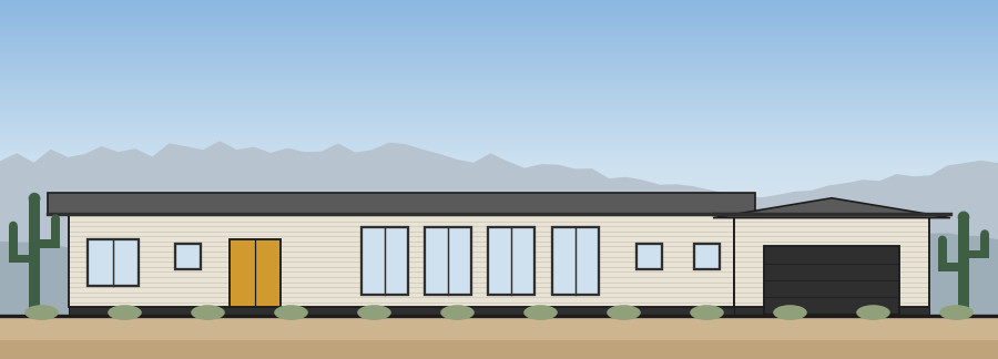 Mid-Century Modern home