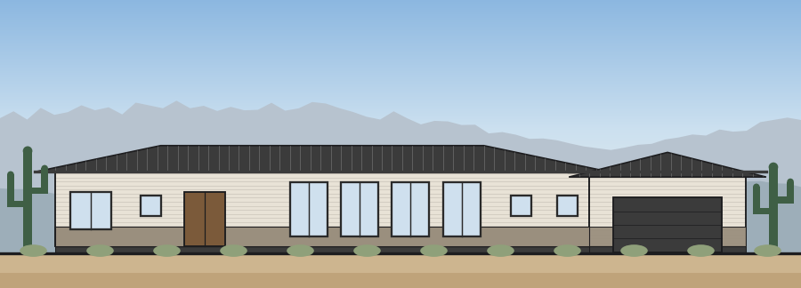 Modern Prairie home