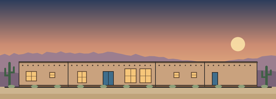 Pueblo Revival home